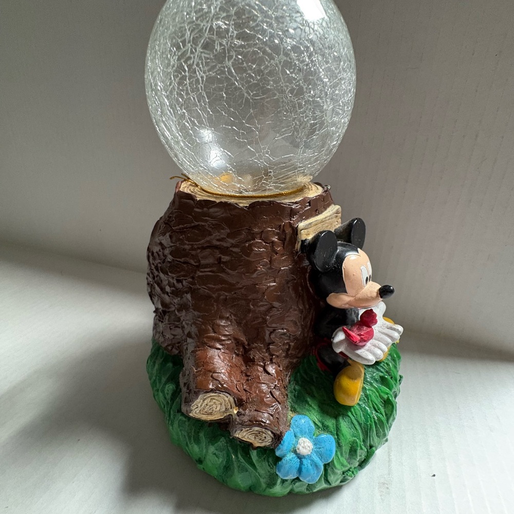 Disney Garden Solar Globe with Multicolor Design New Mickey Mouse - Picture 2 of 11